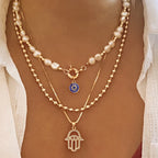 Protection & Luck Pendant Necklace Set 