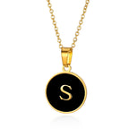 His & Hers Initial Necklace 
