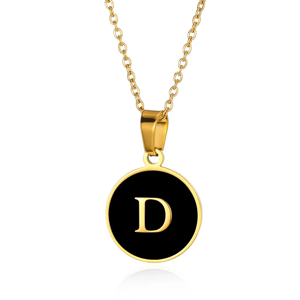 His & Hers Initial Necklace 