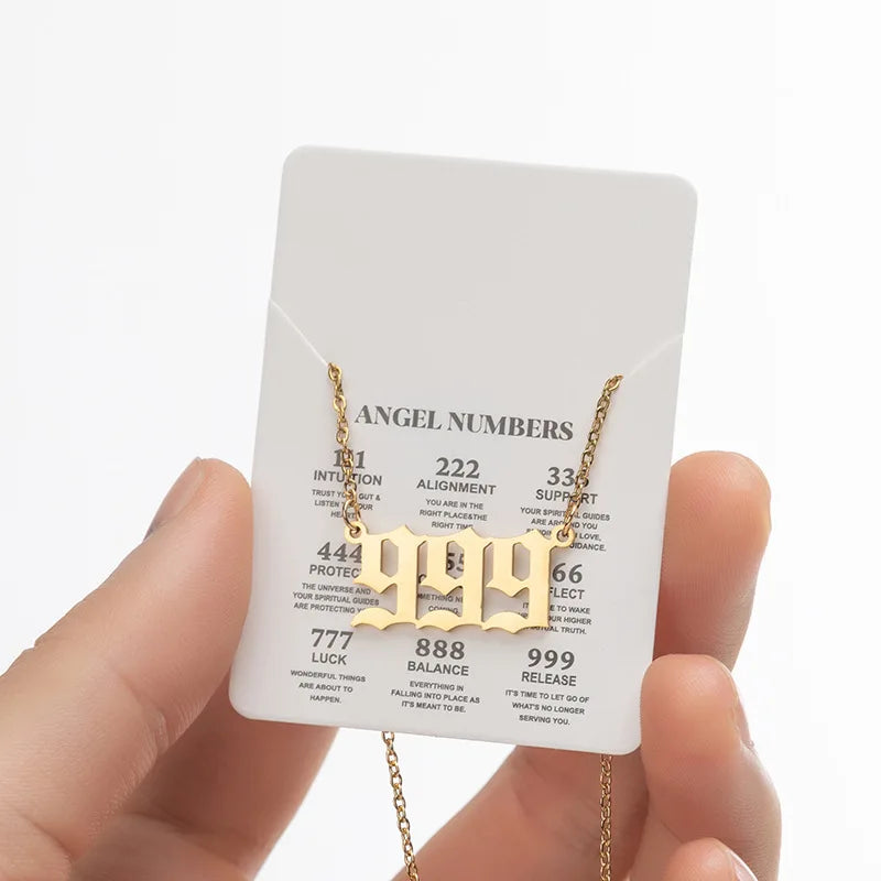Angel Number Necklace