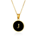 His & Hers Initial Necklace 