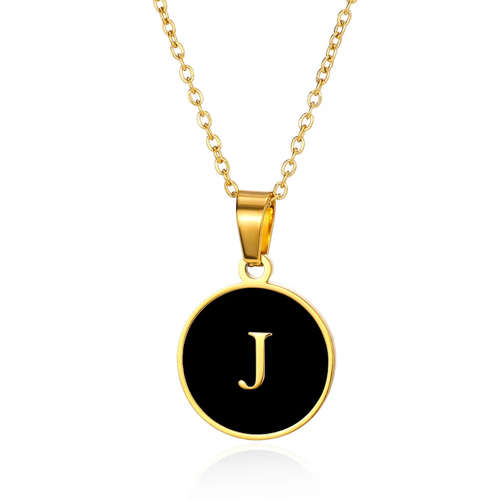 His & Hers Initial Necklace 