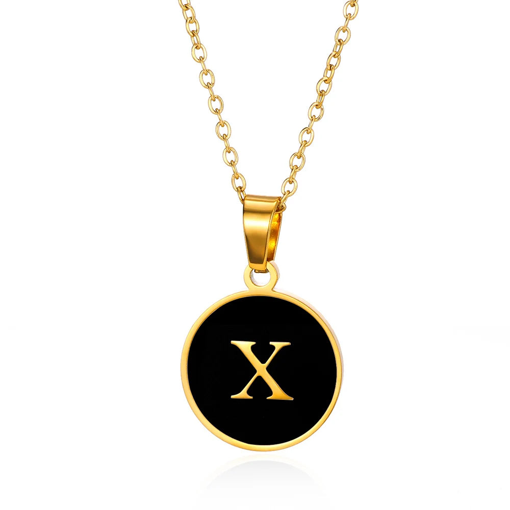 His & Hers Initial Necklace 