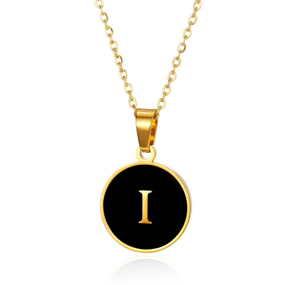 His & Hers Initial Necklace 