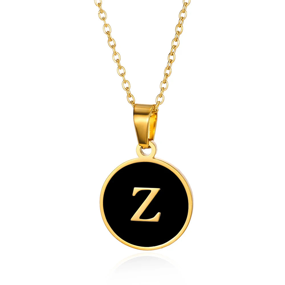 His & Hers Initial Necklace 