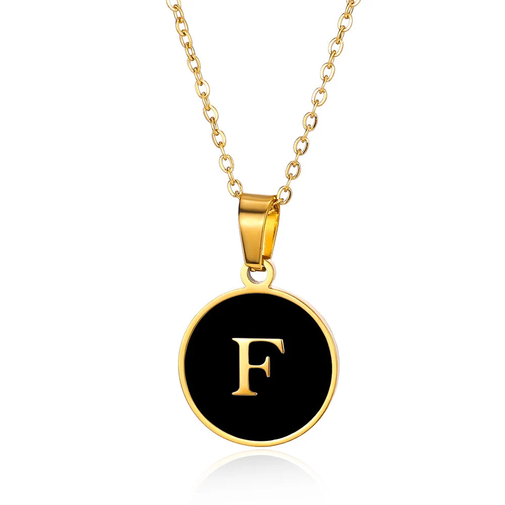 His & Hers Initial Necklace 