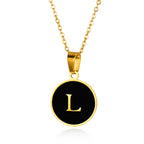 His & Hers Initial Necklace 