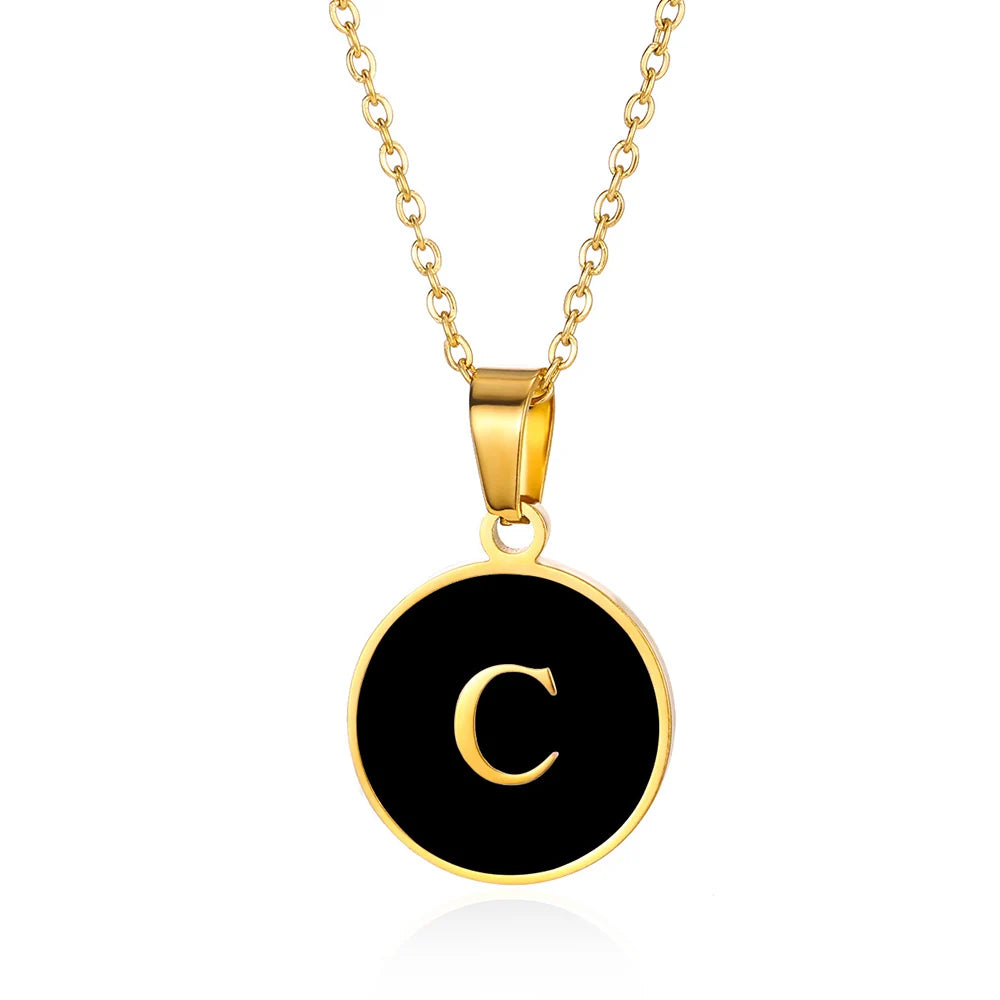 His & Hers Initial Necklace 