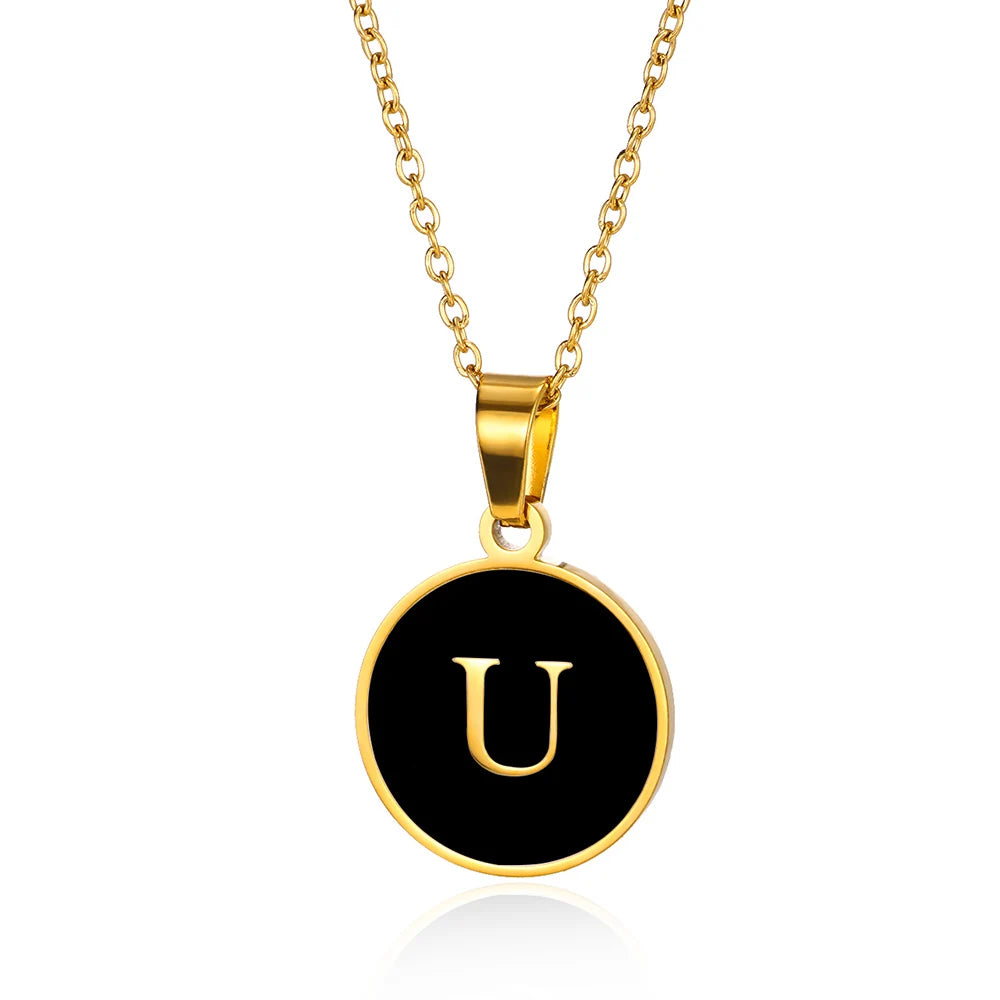 His & Hers Initial Necklace 