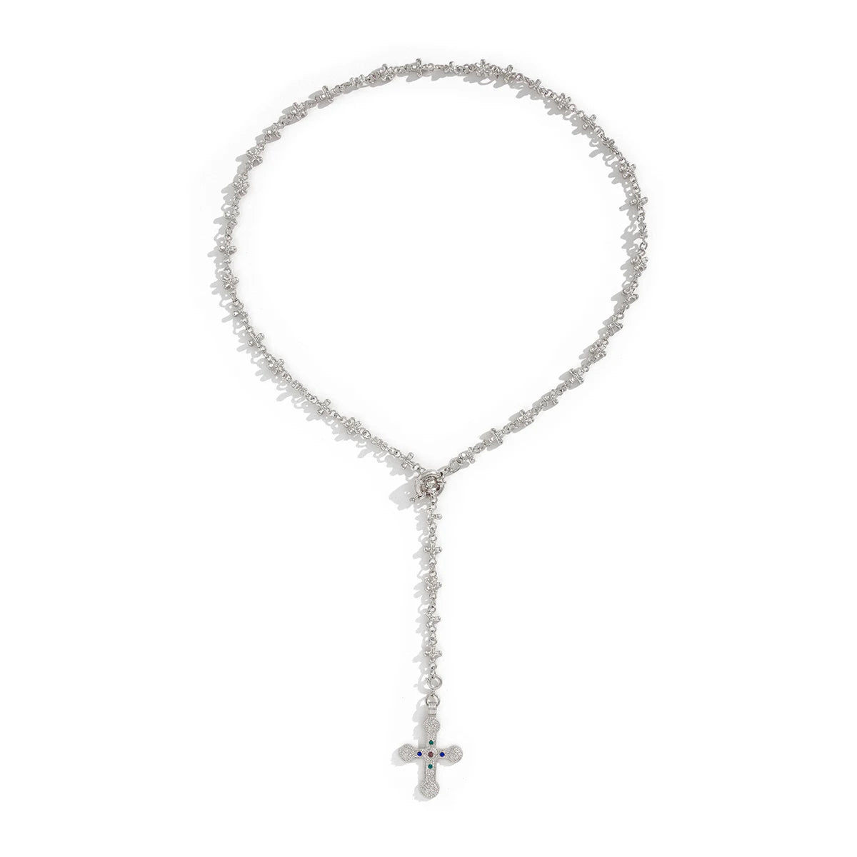 Daisy Molecule Chain - Silver