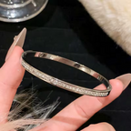 Jasmine Bangle Set - Silver