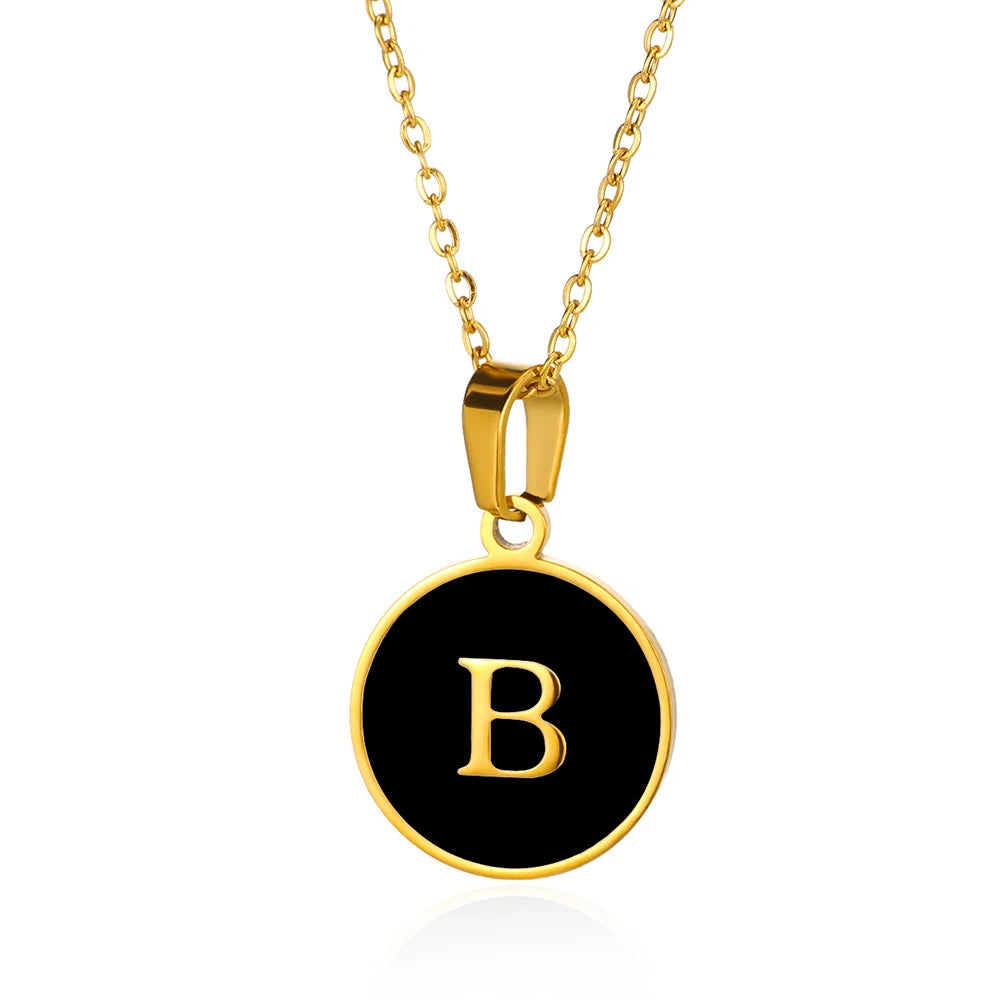 His & Hers Initial Necklace 