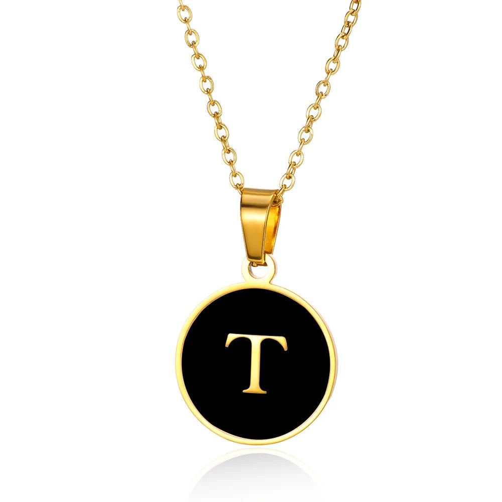 His & Hers Initial Necklace 