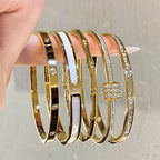 Jasmine Bangle Set - Gold