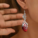 Crimson Flutter Earrings