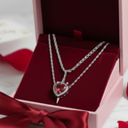 Heart & Dagger Necklace Set