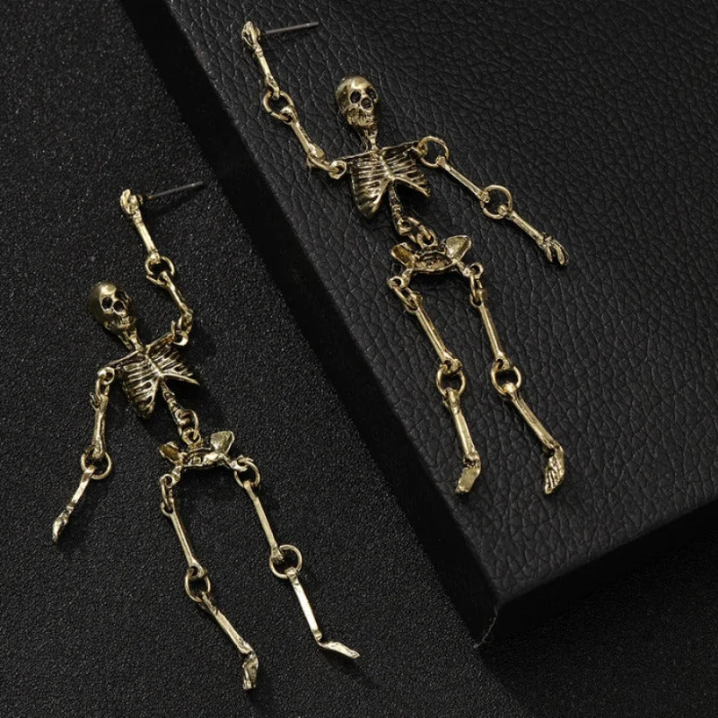 Hang In There, Steve Skeleton Earrings