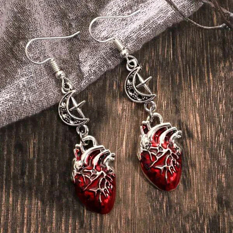Crimson Flutter Earrings